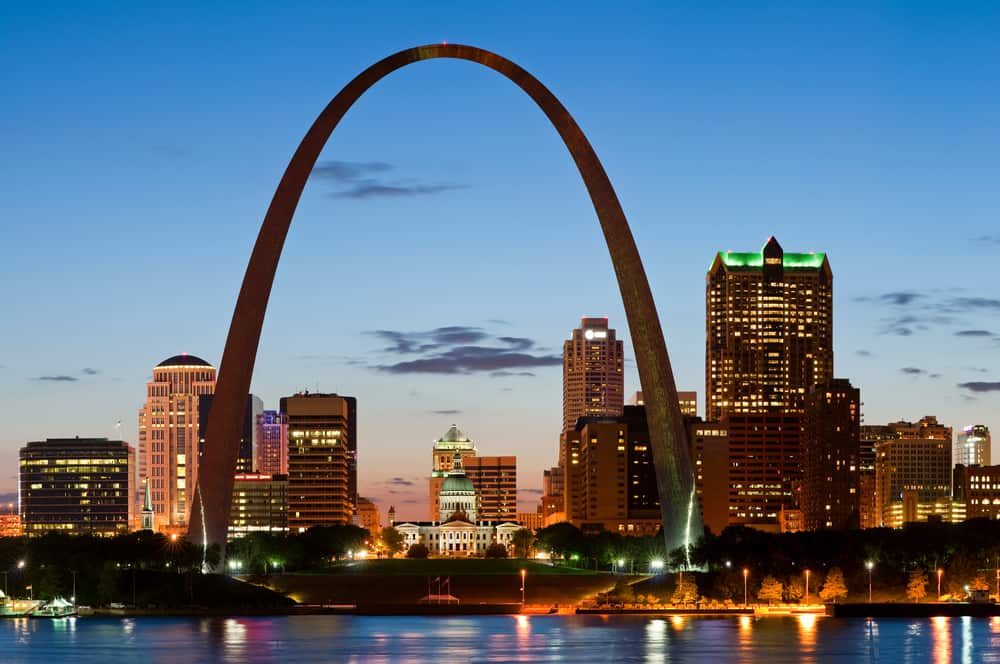 St. Louis és a Gateway Arch