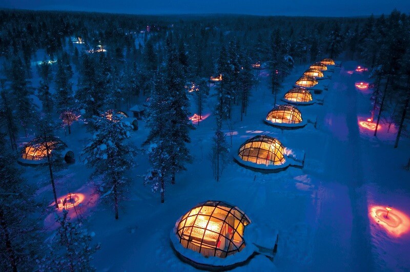 Forrás: Kakslauttanen Igloo Village