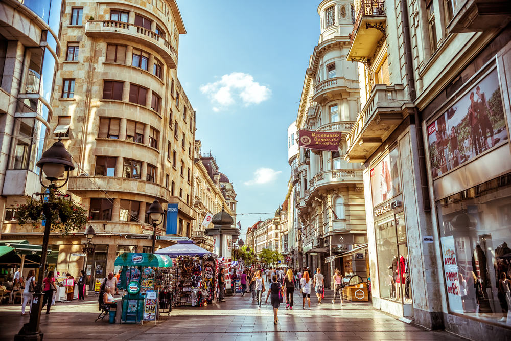 Belgrád bevásárló utcája - kirill_makarov / Shutterstock.com